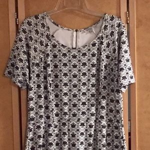 DE COLLECTION Black And White Floral Dress